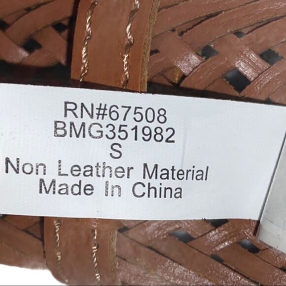 INC Woven Braid Belt with Wrapped Buckle Size S - Picture 4 of 5